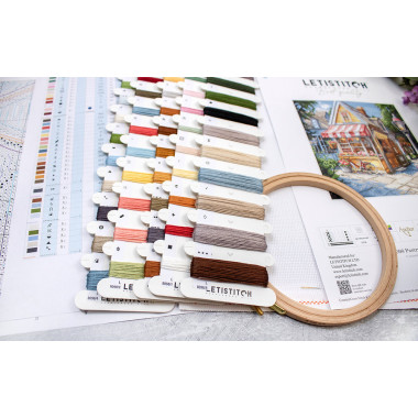 Cross Stitch Kit Pastry shop/Pâtisserie LETISTITCH L8098