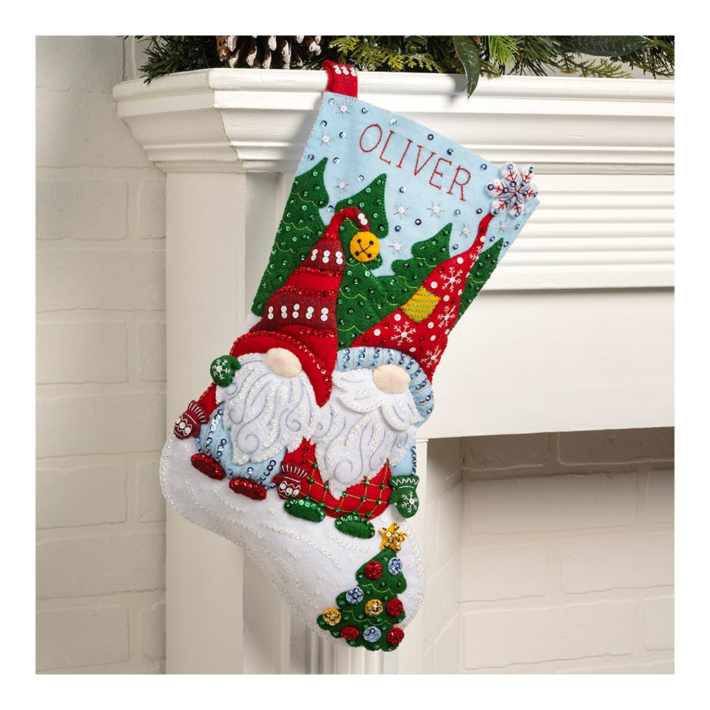 Bucilla ® Seasonal - Felt - Stocking Kits - Chillin' with my Gnomie - 89566E