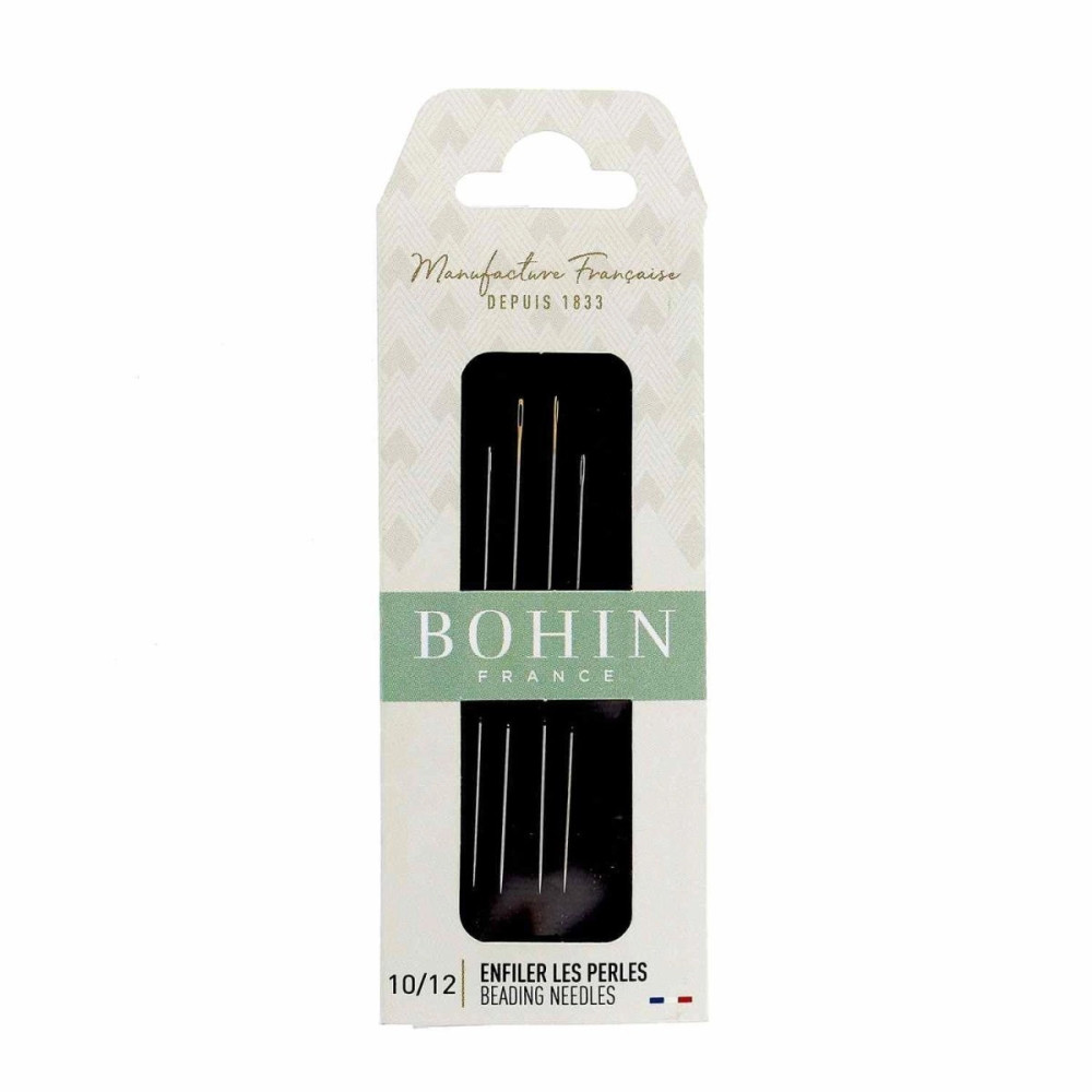 Bohin Bead Embroidery Needles Sizes 10/12 – 4 pcs (01125) Bohin Bead Embroidery Needles Sizes 10/12 – 4 pcs (01125)