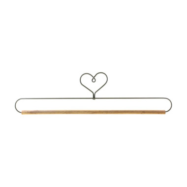 Ackfeld Heart Display Dowel Holder 66777, 12″