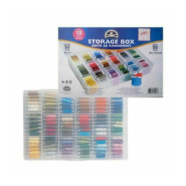 Box - organizer for storing floss DMC 6118/6