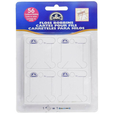 DMC 6101/12 cardboard floss spools