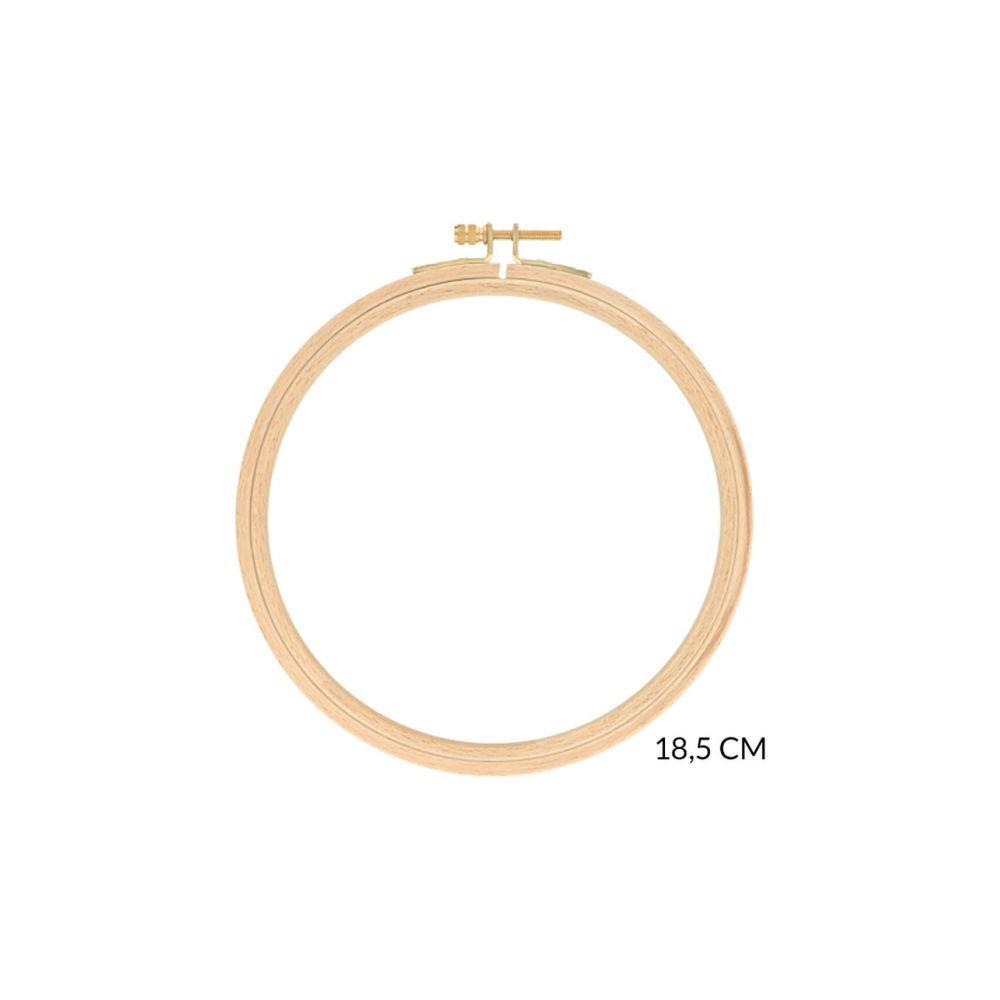 Wooden embroidery hoop 185 mm DMC MK0026 Wooden embroidery hoop 185 mm DMC MK0026