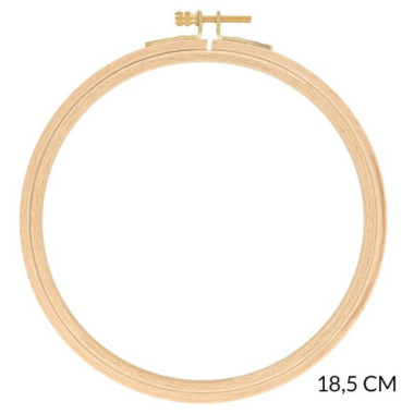 Wooden embroidery hoop 185 mm DMC MK0026