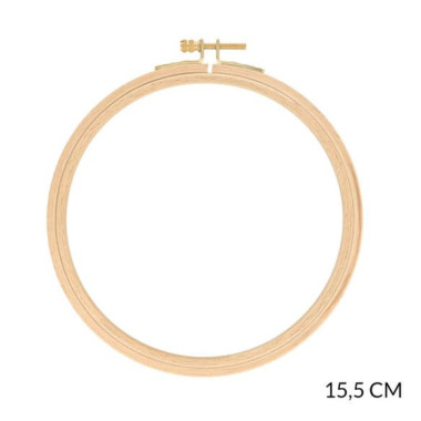 Wooden embroidery hoop 155 mm DMC MK0025