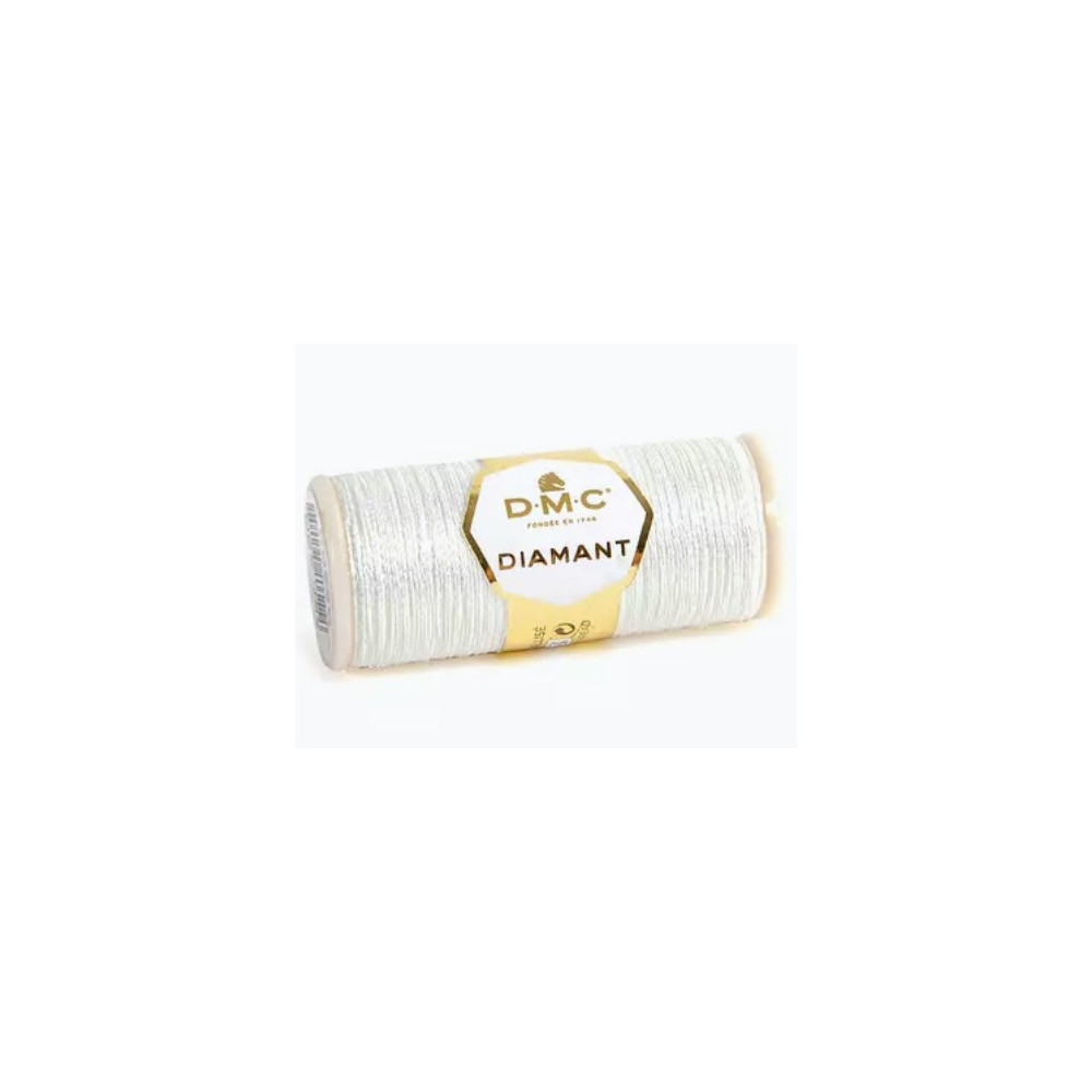D5200 Metallic Thread Spool DMC Diamant White D5200 Metallic Thread Spool DMC Diamant White