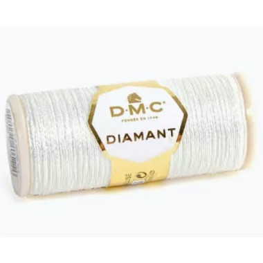 D5200 нитка металлик DMC Diamant, Белый