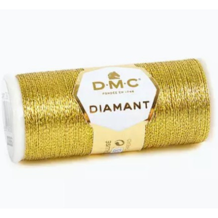 D3852 Metallic Thread Spool DMC Diamant Dark Gold