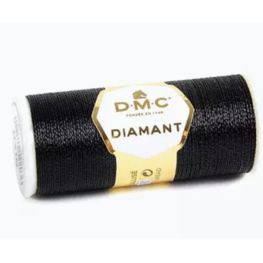 D310 Metallic Thread Spool DMC Diamant Black
