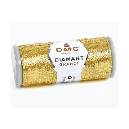 G3821 Metallic Thread Spool DMC Diamant Grande Light Gold