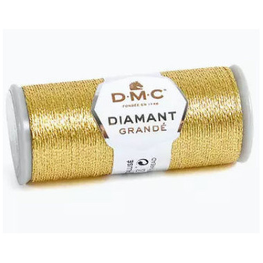 G3821 Metallic Thread Spool DMC Diamant Grande Light Gold