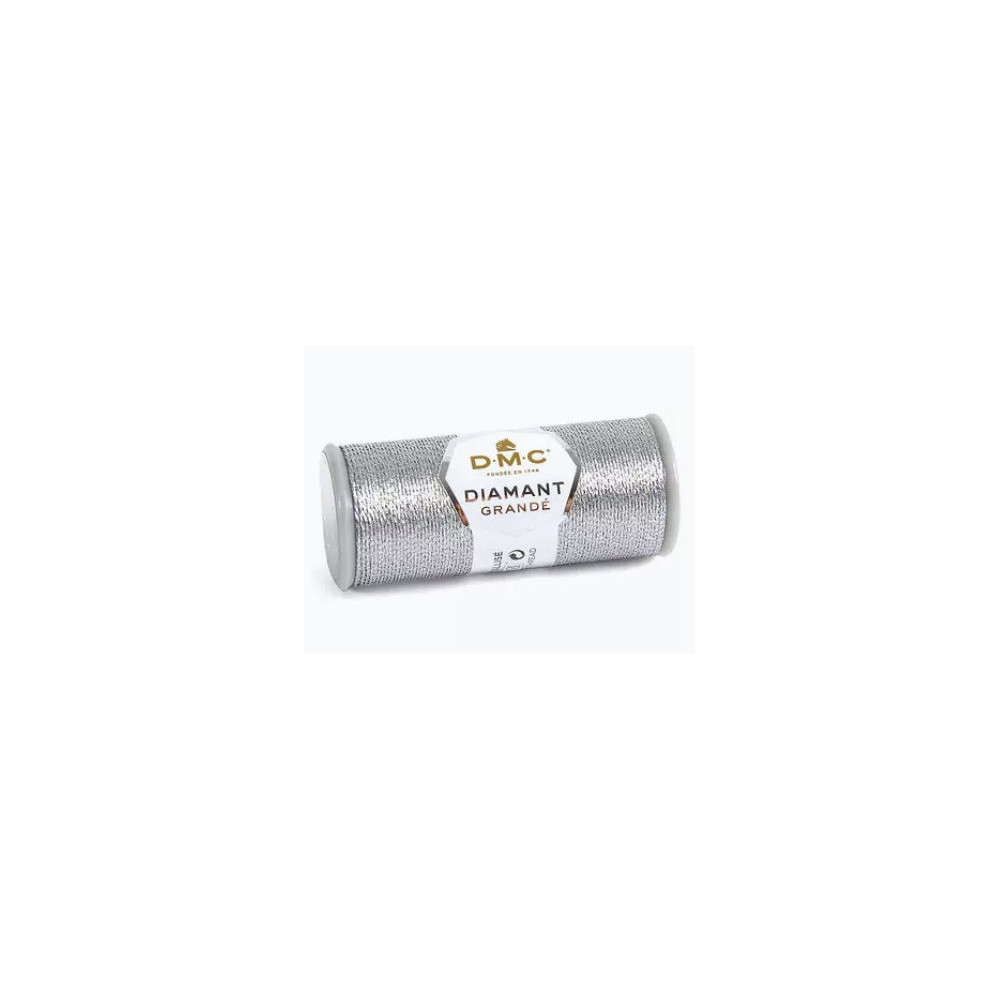 G415 Metallic Thread Spool DMC Diamant Grande Dark Silver G415 Metallic Thread Spool DMC Diamant Grande Dark Silver