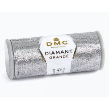 G415 Metallic Thread Spool DMC Diamant Grande Dark Silver