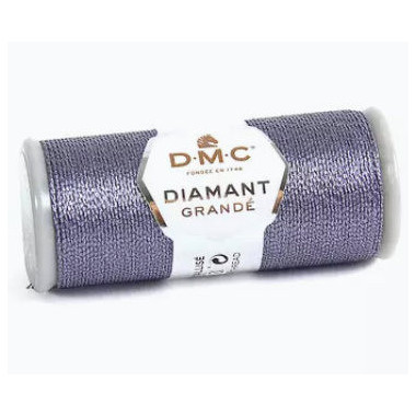 G317 нитка металік DMC Diamant Grande, Антрацитовий сірий