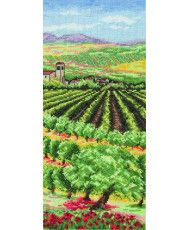 Cross stitch kit Italian Olive Groves Anchor PCE0808