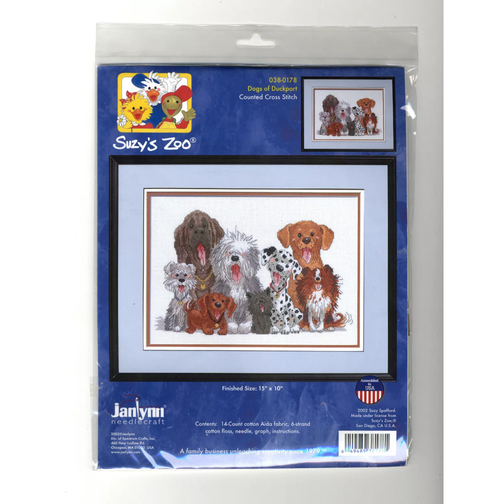 Janlynn/Suzy's Zoo Набір для вишивання рахунковий хрестик 15"X10", 38-0178