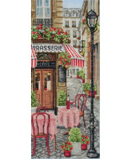 French City Scene Anchor Cross Stitch Kit PCE0813