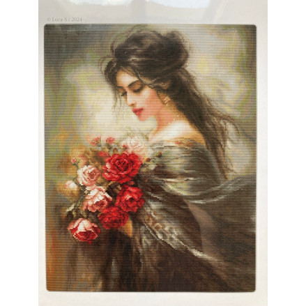Cross Stitch Kit Luca-S GOLD - Serene Beauty, B703