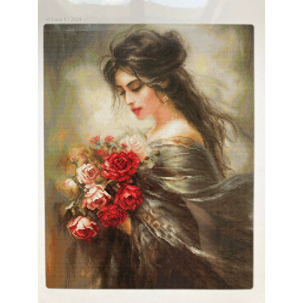 Cross Stitch Kit Luca-S GOLD - Serene Beauty, B703
