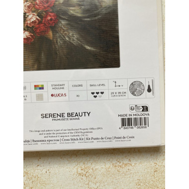 Cross Stitch Kit Luca-S GOLD - Serene Beauty, B703