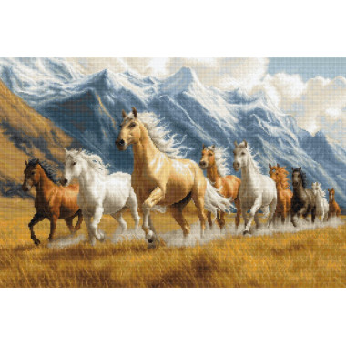 Cross Stitch Kit Luca-S GOLD - Free Spirit, B704