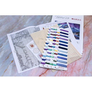 Cross Stitch Kit Luca-S - Northern Lights, B705