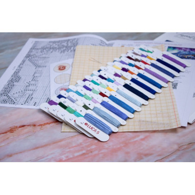 Cross Stitch Kit Luca-S - Northern Lights, B705