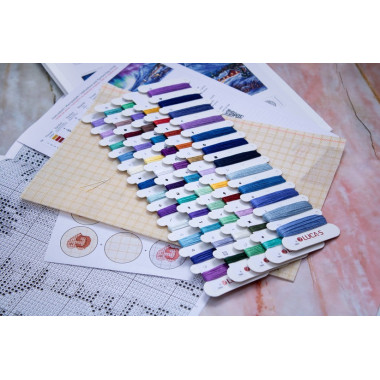 Cross Stitch Kit Luca-S - Northern Lights, B705