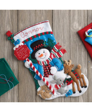 Felt Appliqué Kit Stocking 46 cm

Santa Stop Here - 86707