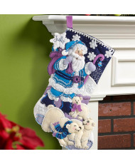 Bucilla ® Seasonal - Felt - Stocking Kits - Arctic Santa - 86653