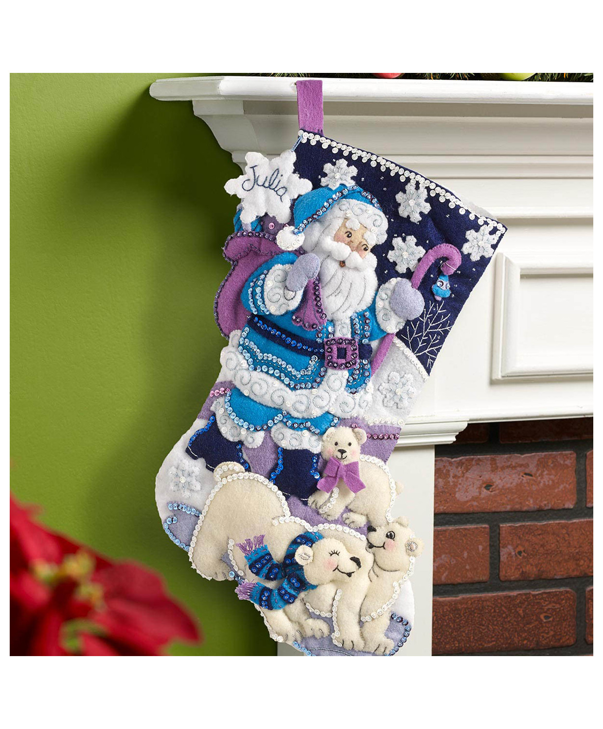 Bucilla ® Seasonal - Felt - Stocking Kits - Arctic Santa - 86653