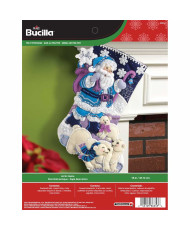 Набір для фетрової аплікації Home Decor - Arctic Santa Bucilla 86653