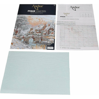 Anchor Maia Cobblestone Christmas Cross Stitch Kit 5678000-01062