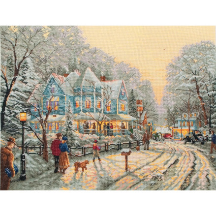 Anchor Maia A Holiday Gathering Cross Stitch Kit 5678000-01131