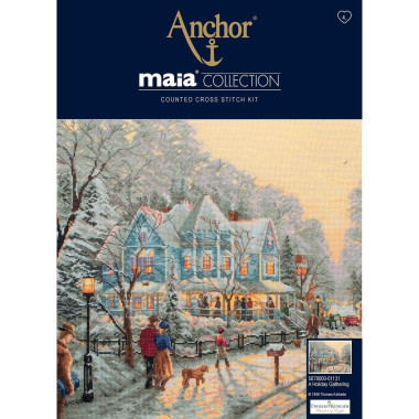 Anchor Maia A Holiday Gathering Cross Stitch Kit 5678000-01131