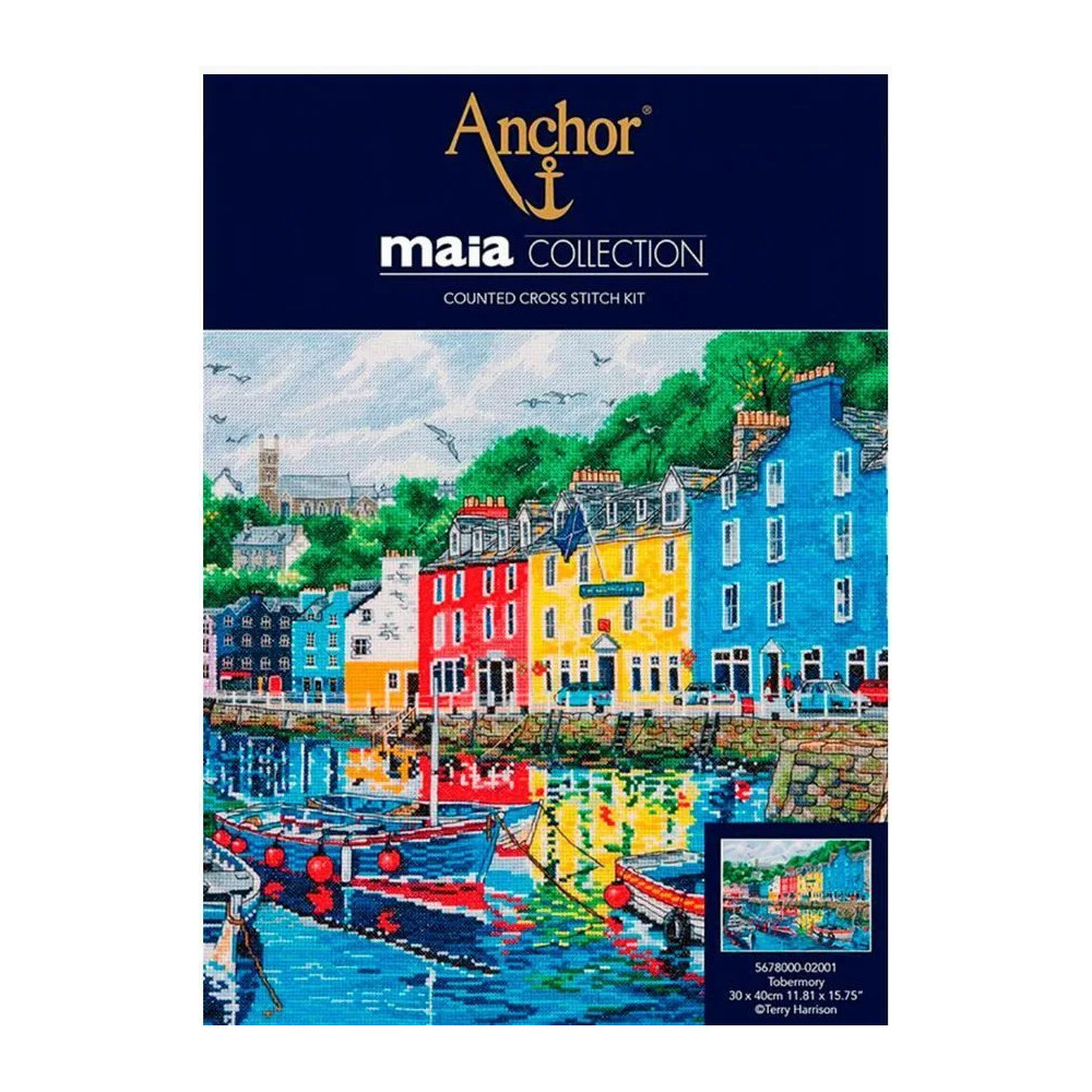 Набор для вышивания крестом Anchor Maia Tobermory (Тобермори) 5678000-02001