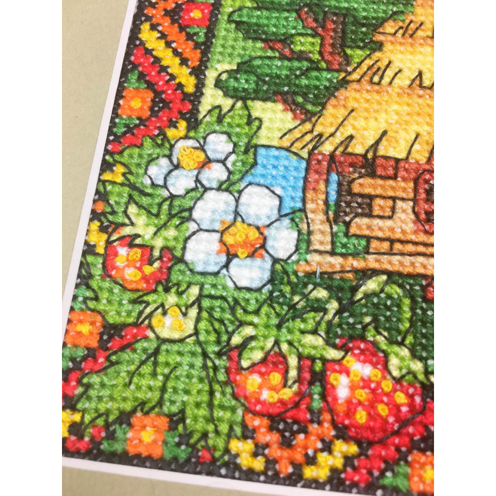 Cross Stitch Kit - Ukraine Hut Volhynia Strawberries LADY  01297
