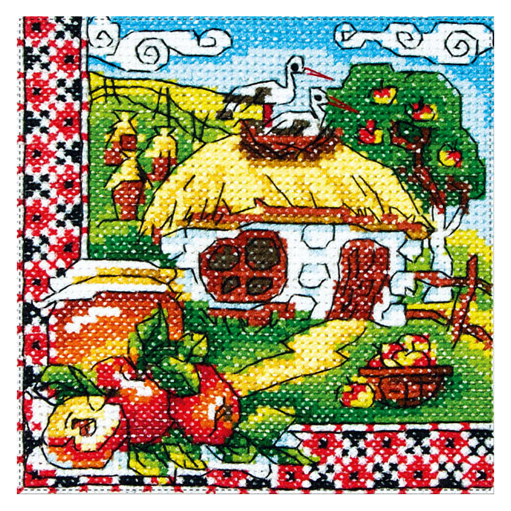 Cross Stitch Kit - Ukraine Hut Honey Spas LADY  01302