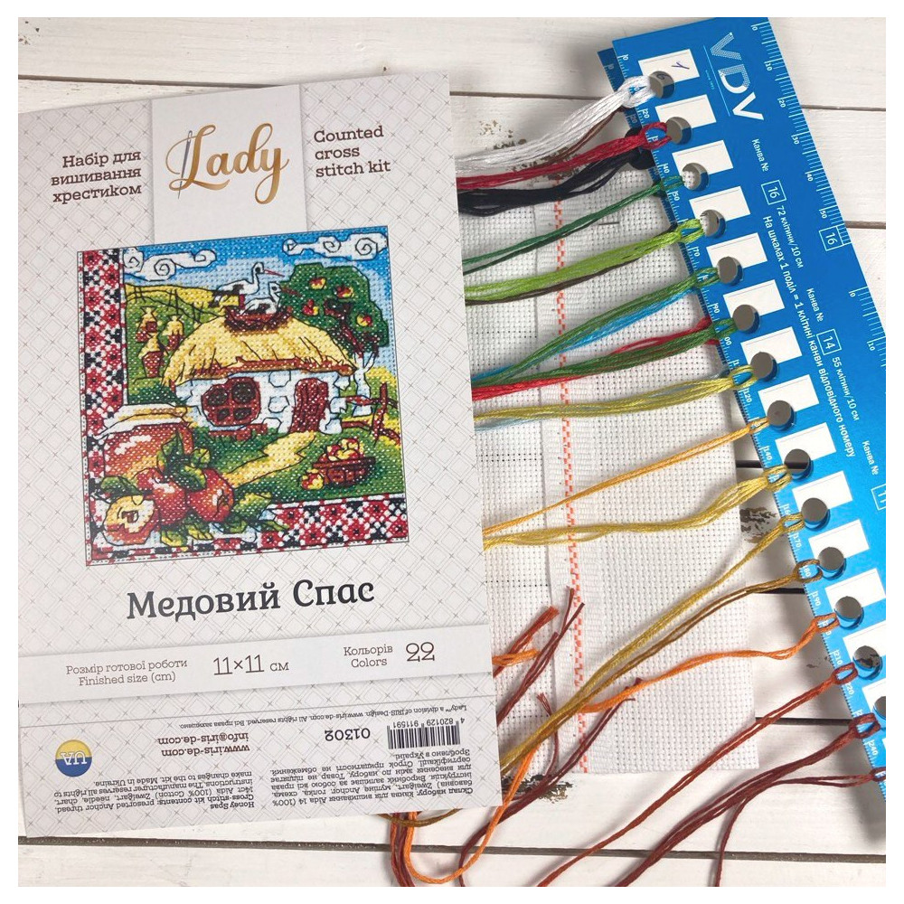 Cross Stitch Kit - Ukraine Hut Honey Spas LADY  01302