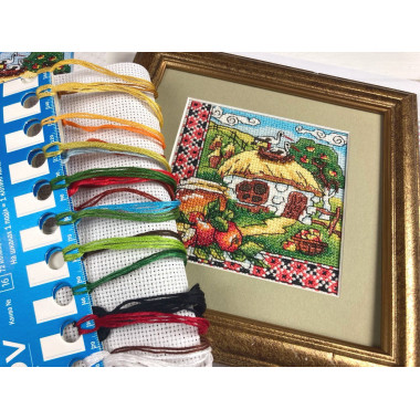 Cross Stitch Kit - Ukraine Hut Honey Spas LADY  01302