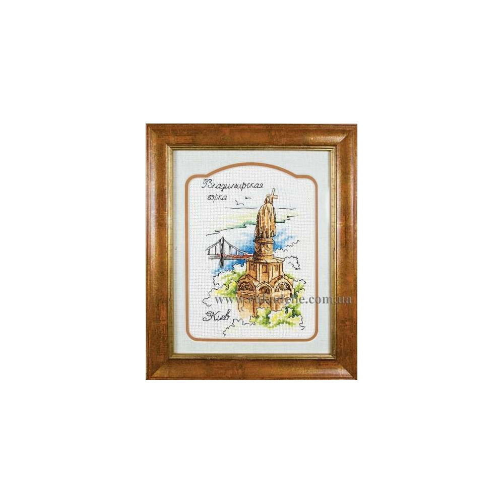 Cross Stitch Kit - watercolor Saint Volodomyr Hill LADY  01306