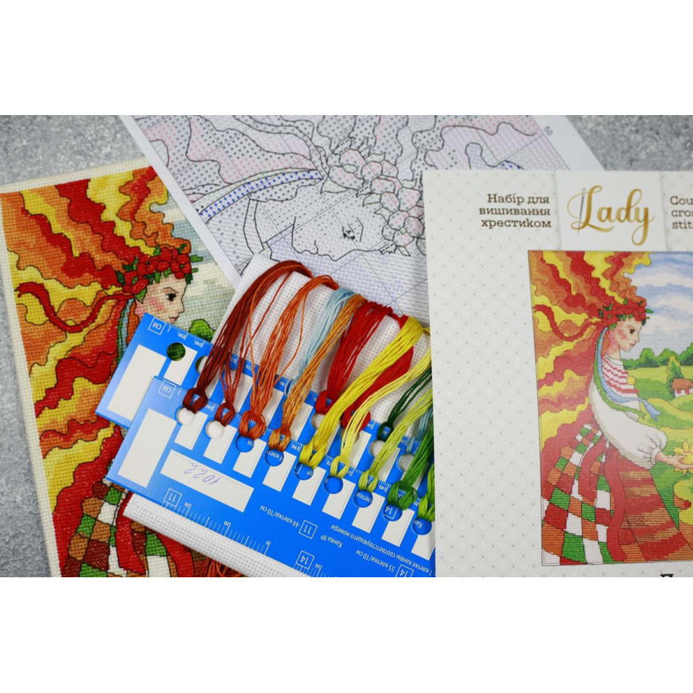 Cross Stitch Kit -Ukrainian Day LADY 01022