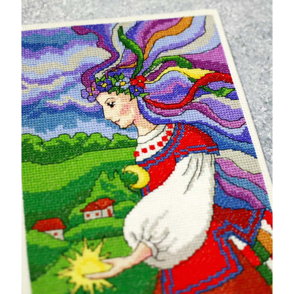 Cross Stitch Kit -Ukrainian Night LADY 01023