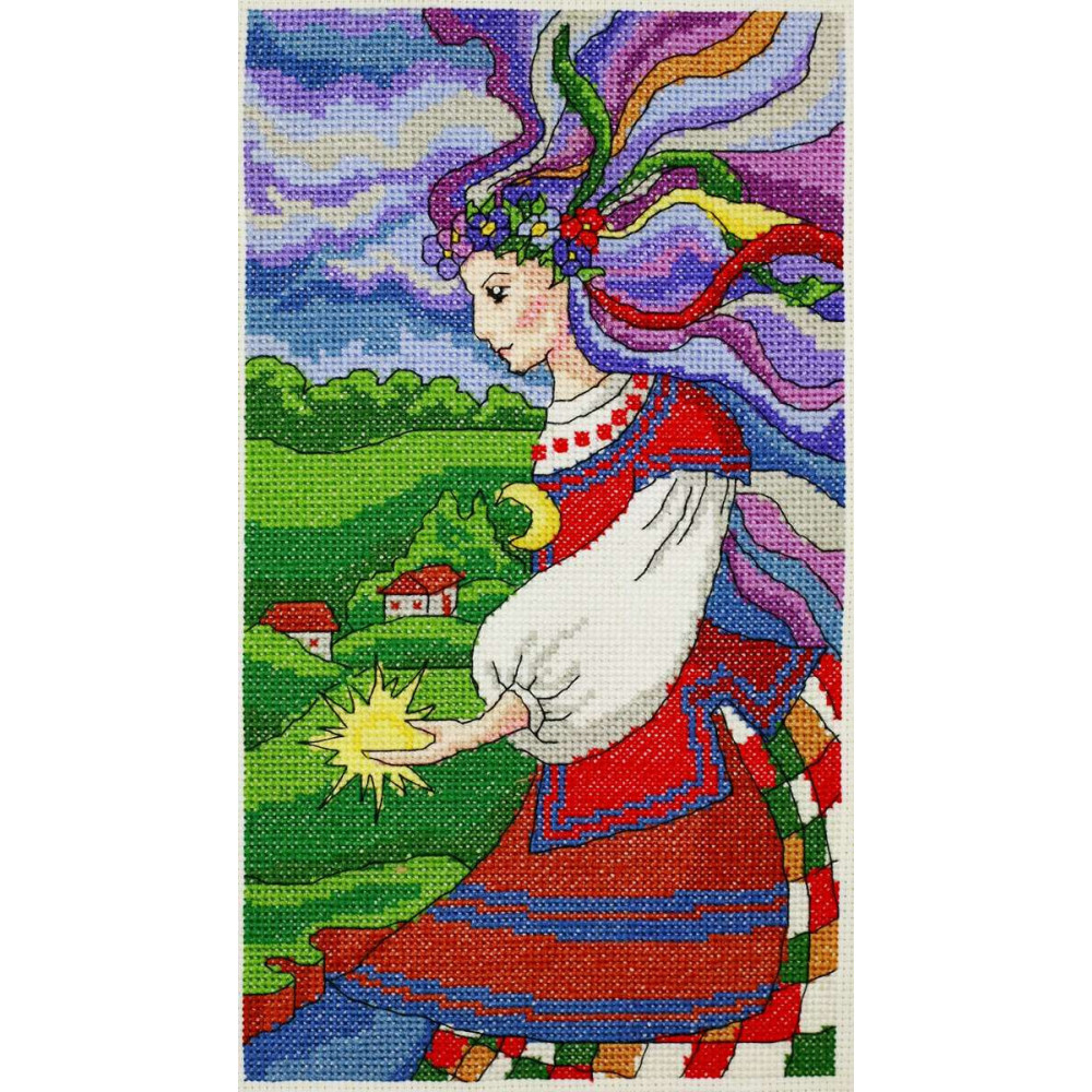 Cross Stitch Kit -Ukrainian Night LADY 01023
