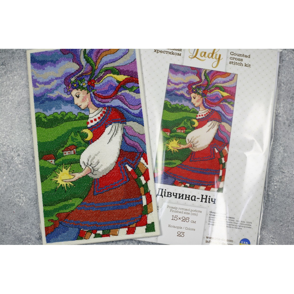 Cross Stitch Kit -Ukrainian Night LADY 01023