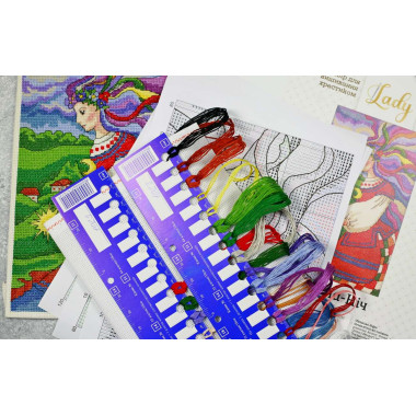 Cross Stitch Kit -Ukrainian Night LADY 01023