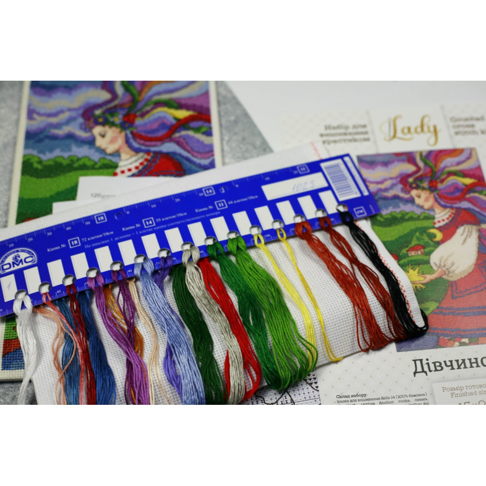 Cross Stitch Kit -Ukrainian Night LADY 01023