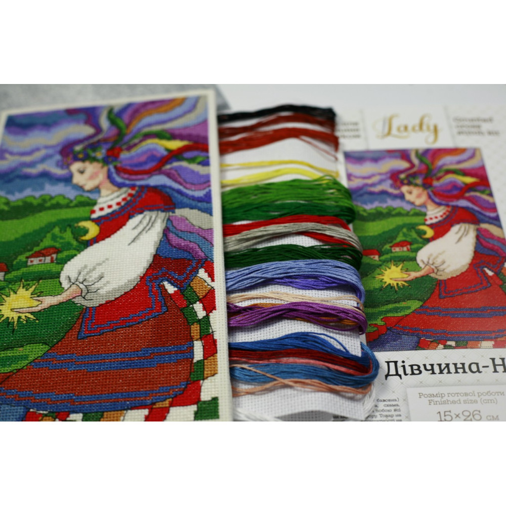 Cross Stitch Kit -Ukrainian Night LADY 01023