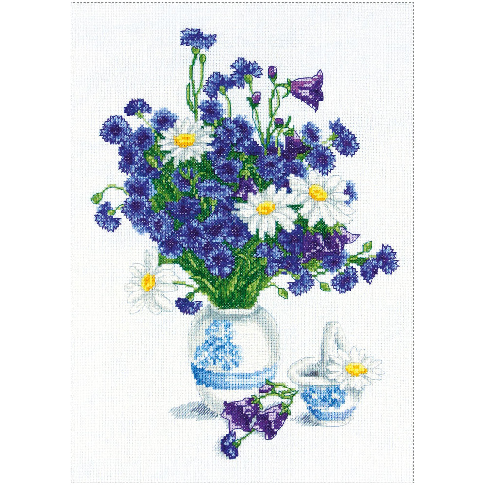 Cross Stitch Kit - Cornflowers LADY 01083