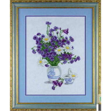 Cross Stitch Kit - Cornflowers LADY 01083
